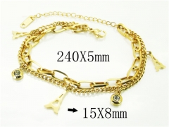 HY Wholesale 316L Stainless Steel Jewelry Bracelets-HY89B0084MLD