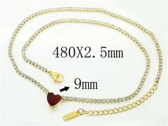 HY Wholesale Necklaces Stainless Steel 316L Jewelry Necklaces-HY59N0320HHG