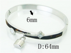 HY Wholesale Bangles Jewelry Stainless Steel 316L Fashion Bangle-HY32B0762HID