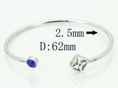 HY Wholesale Bangles Jewelry Stainless Steel 316L Fashion Bangle-HY12B0333OX