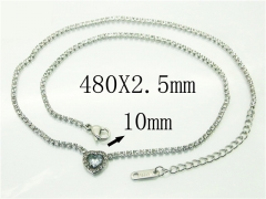 HY Wholesale Necklaces Stainless Steel 316L Jewelry Necklaces-HY59N0354HWW