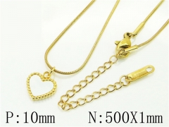 HY Wholesale Necklaces Stainless Steel 316L Jewelry Necklaces-HY59N0334MLQ