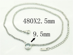 HY Wholesale Necklaces Stainless Steel 316L Jewelry Necklaces-HY59N0374HRR