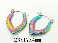 HY Wholesale Earrings 316L Stainless Steel Popular Jewelry Earrings-HY70E0965LQ
