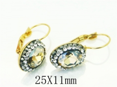 HY Wholesale Earrings 316L Stainless Steel Popular Jewelry Earrings-HY72E0043KS