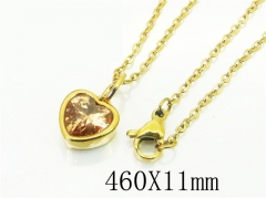 HY Wholesale Necklaces Stainless Steel 316L Jewelry Necklaces-HY15N0158MJE