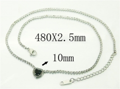 HY Wholesale Necklaces Stainless Steel 316L Jewelry Necklaces-HY59N0355HDD