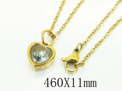 HY Wholesale Necklaces Stainless Steel 316L Jewelry Necklaces-HY15N0155MJG