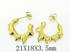 HY Wholesale Earrings 316L Stainless Steel Popular Jewelry Earrings-HY70E0938LW