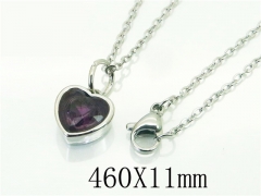 HY Wholesale Necklaces Stainless Steel 316L Jewelry Necklaces-HY15N0150LOW