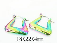 HY Wholesale Earrings 316L Stainless Steel Popular Jewelry Earrings-HY70E1000LC