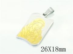 HY Wholesale Pendant 316L Stainless Steel Jewelry Pendant-HY12P1649KR