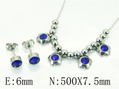 HY Wholesale Jewelry 316L Stainless Steel Earrings Necklace Jewelry Set-HY91S1508PC