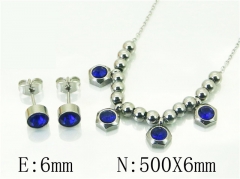 HY Wholesale Jewelry 316L Stainless Steel Earrings Necklace Jewelry Set-HY91S1520PT