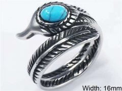 HY Wholesale Rings Jewelry 316L Stainless Steel Popular RingsHY0143R0702
