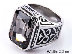 HY Wholesale Rings Jewelry 316L Stainless Steel Popular RingsHY0143R1055