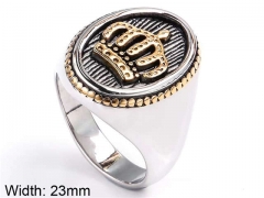 HY Wholesale Rings Jewelry 316L Stainless Steel Popular RingsHY0143R0442