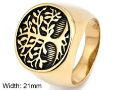 HY Wholesale Rings Jewelry 316L Stainless Steel Popular RingsHY0143R0421