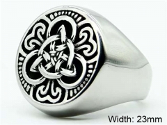 HY Wholesale Rings Jewelry 316L Stainless Steel Popular RingsHY0143R0720