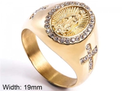 HY Wholesale Rings Jewelry 316L Stainless Steel Popular RingsHY0143R0658