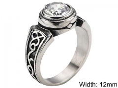 HY Wholesale Rings Jewelry 316L Stainless Steel Popular RingsHY0143R0983