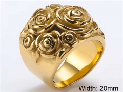 HY Wholesale Rings Jewelry 316L Stainless Steel Popular RingsHY0143R1424