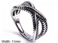 HY Wholesale Rings Jewelry 316L Stainless Steel Popular RingsHY0143R0674