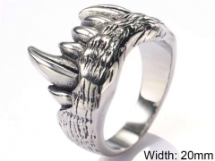 HY Wholesale Rings Jewelry 316L Stainless Steel Popular RingsHY0143R0301