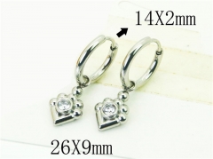 HY Wholesale Earrings 316L Stainless Steel Popular Jewelry Earrings-HY06E0375NQ