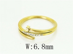 HY Wholesale Popular Rings Jewelry Stainless Steel 316L Rings-HY19R1290NV