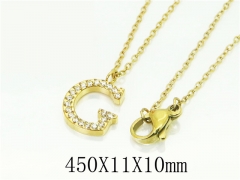 HY Wholesale Necklaces Stainless Steel 316L Jewelry Necklaces-HY12N0559OLG