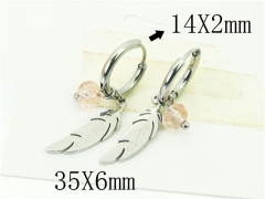 HY Wholesale Earrings 316L Stainless Steel Popular Jewelry Earrings-HY06E0379MW