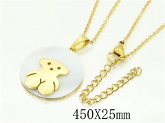 HY Wholesale Necklaces Stainless Steel 316L Jewelry Necklaces-HY74N0076ML