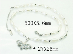 HY Wholesale Necklaces Stainless Steel 316L Jewelry Necklaces-HY80N0667HRL