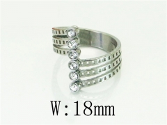 HY Wholesale Popular Rings Jewelry Stainless Steel 316L Rings-HY19R1197PQ