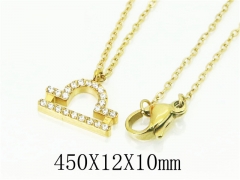 HY Wholesale Necklaces Stainless Steel 316L Jewelry Necklaces-HY12N0546OLC