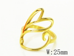 HY Wholesale Popular Rings Jewelry Stainless Steel 316L Rings-HY16R0545MC
