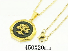 HY Wholesale Necklaces Stainless Steel 316L Jewelry Necklaces-HY74N0081LL
