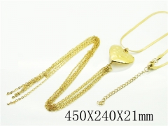 HY Wholesale Necklaces Stainless Steel 316L Jewelry Necklaces-HY92N0467HLQ