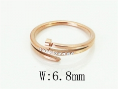 HY Wholesale Popular Rings Jewelry Stainless Steel 316L Rings-HY19R1291NZ