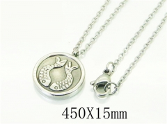 HY Wholesale Necklaces Stainless Steel 316L Jewelry Necklaces-HY74N0023JL