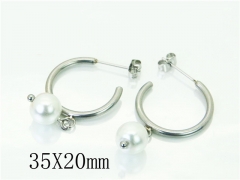 HY Wholesale Earrings 316L Stainless Steel Popular Jewelry Earrings-HY06E0367LW
