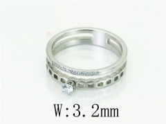 HY Wholesale Popular Rings Jewelry Stainless Steel 316L Rings-HY19R1239PW