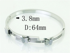 HY Wholesale Bangles Jewelry Stainless Steel 316L Fashion Bangle-HY80B1623HCC