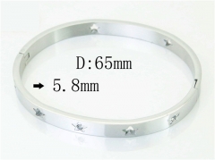 HY Wholesale Bangles Jewelry Stainless Steel 316L Fashion Bangle-HY09B1244HIE