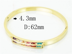 HY Wholesale Bangles Jewelry Stainless Steel 316L Fashion Bangle-HY09B1251HLR