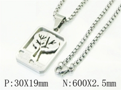 HY Wholesale Necklaces Stainless Steel 316L Jewelry Necklaces-HY09N1431PLF