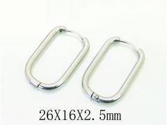 HY Wholesale Earrings 316L Stainless Steel Popular Jewelry Earrings-HY75E0057JLS