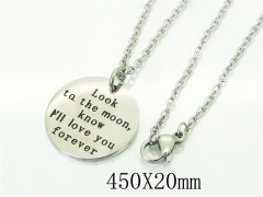 HY Wholesale Necklaces Stainless Steel 316L Jewelry Necklaces-HY74N0013KE