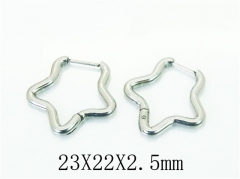 HY Wholesale Earrings 316L Stainless Steel Popular Jewelry Earrings-HY75E0001JI